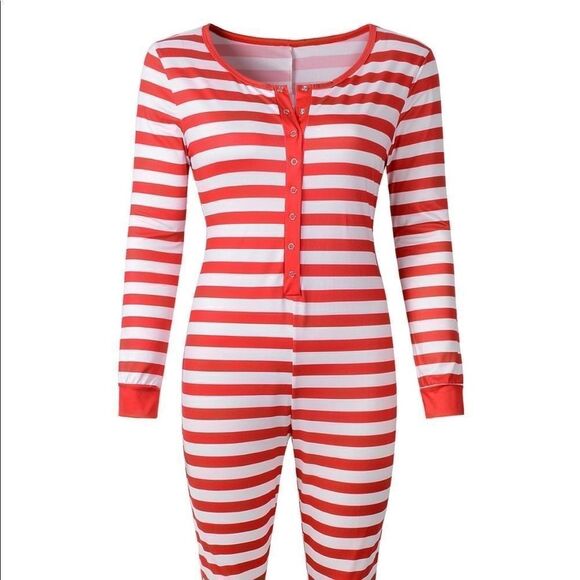 Christmas Sexy Onesies Button Pajamas - Picture 8 of 9